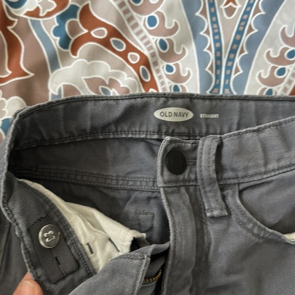 Old navy straight leg grey jeans size 7 slim - Picture 2 of 4
